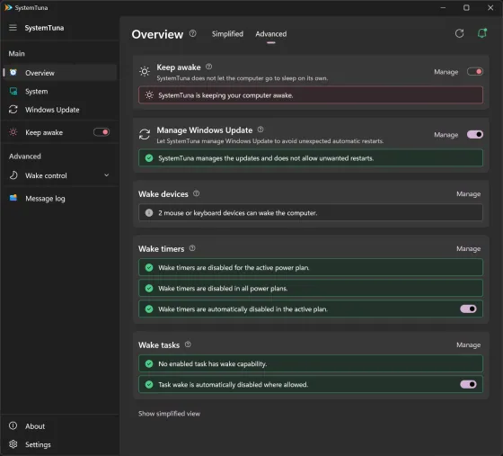 Overview: everything fixed