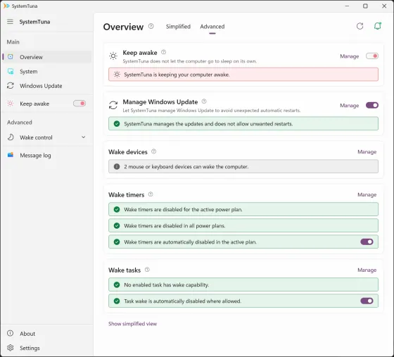 Overview: everything fixed