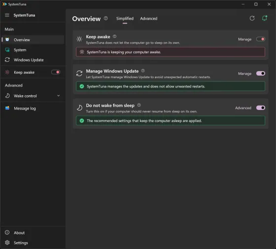 Overview: everything under control