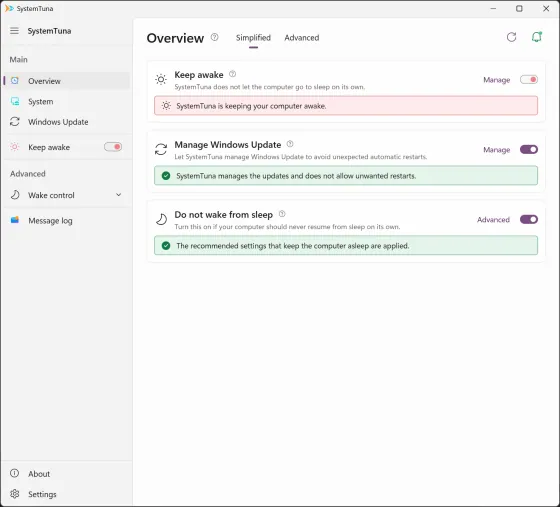 Overview: everything under control