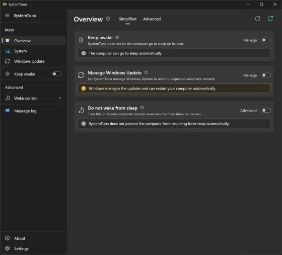 Overview: right after you install it
