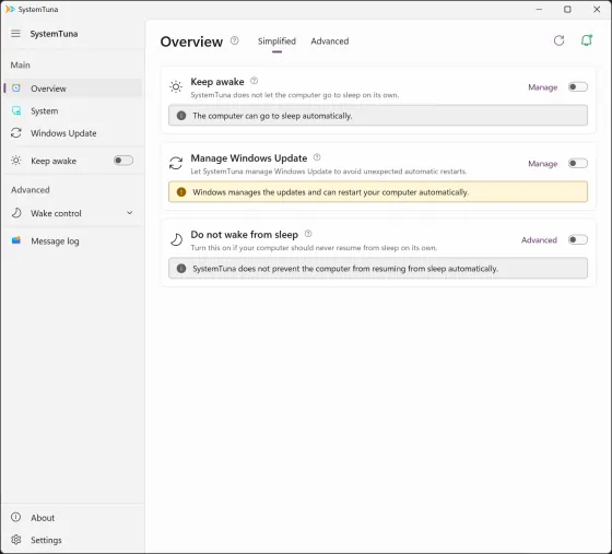 Overview: right after you install it